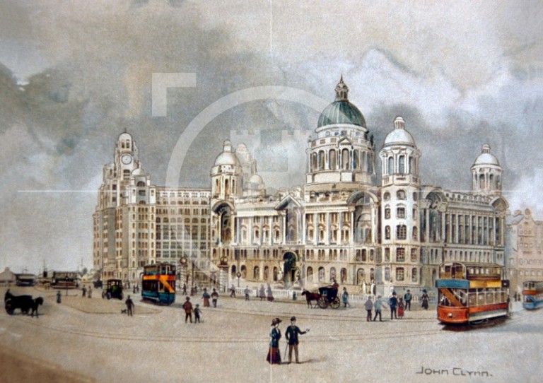 The beginning of Liverpool's world-famous waterfront